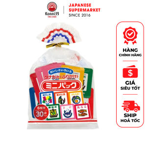[DATE 7.2026] GIA VỊ RẮC CƠM CHO BÉ NHẬT BẢN (TÚI 30 GÓI - CÓ 6 VỊ)