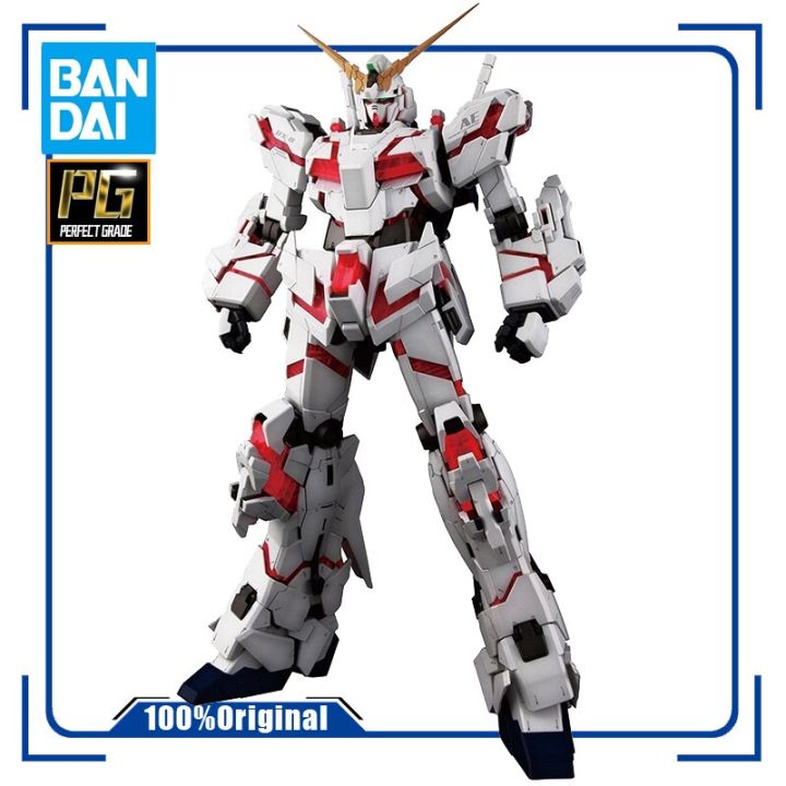 【100 Original】bandai Pg 160 Rx 0 Unicorn Gundam Full Psycho Frame Prototype Mobile Suit Action 0919