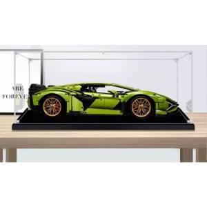 Acrylic Display Case Box 42115 Technic Lamborghini Sian FKP 37 (Only display case box No blocks Model)