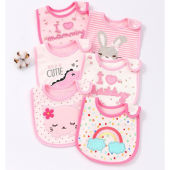 Happy baby Sale Baby Boy Girl Brand Cotton Bibs Drool Pad Saliva Towel Burp Cloth Feeding Newborn Babies Kids Bib