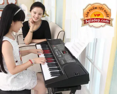 [Có video] Đàn Organ Điện tử Đa năng 61 Phím (Nhãn tiếng Trung) - Dành cho người mới học - Bảo hành 12 tháng