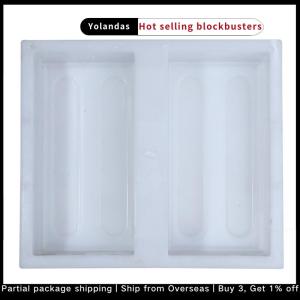 [Yolandas] DIY Paving Brick Mould Shaped Walk Maker Reusable Concrete Path Maker Mold SteppingFor Lawn Patio Yard Garden