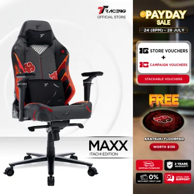 TTRacing Maxx Itachi Edition Gaming Chair | Naruto Akatsuki Collection