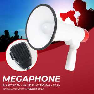 GO JACAR Toa Megaphone Pengeras Suara Bluetooth 50 Watt Bisa Merekam Anti Air