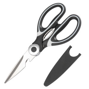 Multifunctional stainless steel kitchen strong chicken bone shears household barbecue scissors