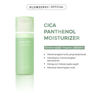 Glowsophy CICA Panthenol Soothing Moisturizer Meredakan Jerawat Merawat Skin Barrier Kulit