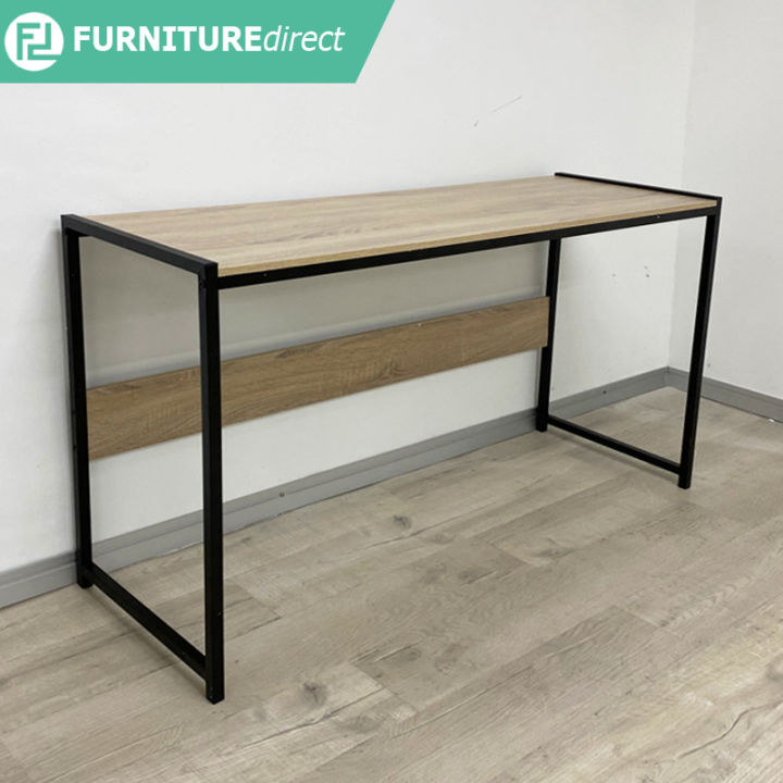 CLEARANCEstudy table meja study computer table HARRY 120x40cm metal