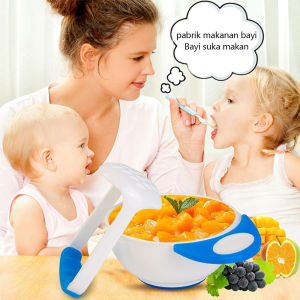 Lakoe Baby Food Maker Set Alat Pembuat Makanan Bayi Anak Grinding Bowl BPA Free