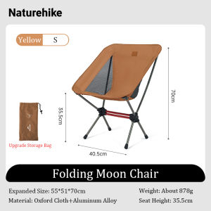Naturehike outdoor folding chair portable camping fishing moon chair YL080910