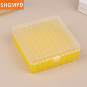 [COD] SHGMYD 100 Holes Laboratory Plastic Tube Box Rack Use For 2ml 1.5ml 1.8ml Cryopreservation Tube With Connection Cover