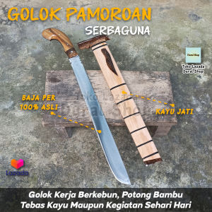 Golok Sembelih Panjang Asli Baja Per Dural Juar DR Multifungsi