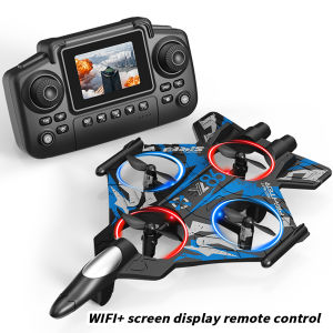 Dron mainan YL86 dengan kamera dan alat kawalan jauh skrin sesuai untuk kanak-kanak bermain kalis hentakan hadiah