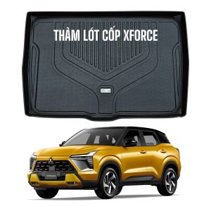 Xforce 2024+ : Riêng lót cốp MAXXCAR nhựa TPE nguyên sinh đúc 5D tràn viền cho xe MITSUBISHI XFORCE.