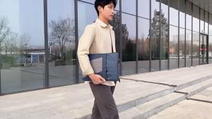 กระเป๋าแล็ปท็อปกระเป๋าใส่แล็ปท็อปแบบพกพาพร้อมที่จับ12/14/15 ปลอกหุ้มคอมพิวเตอร์ต้านทานน้ำกระเป๋าเคสแล็ปท็อป
