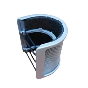 OFTBT Universal Microphone Windscreen  Shockproof U Shape Microphone Pop Filter Mic Mesh Reusable Pop Net Shield Cover Radio Recording