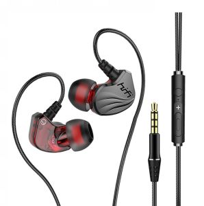 S2000 6D Surround Sound Bass 3.5MM Stereo Wired Sport Gaming Earphone with Microphone 1.2M