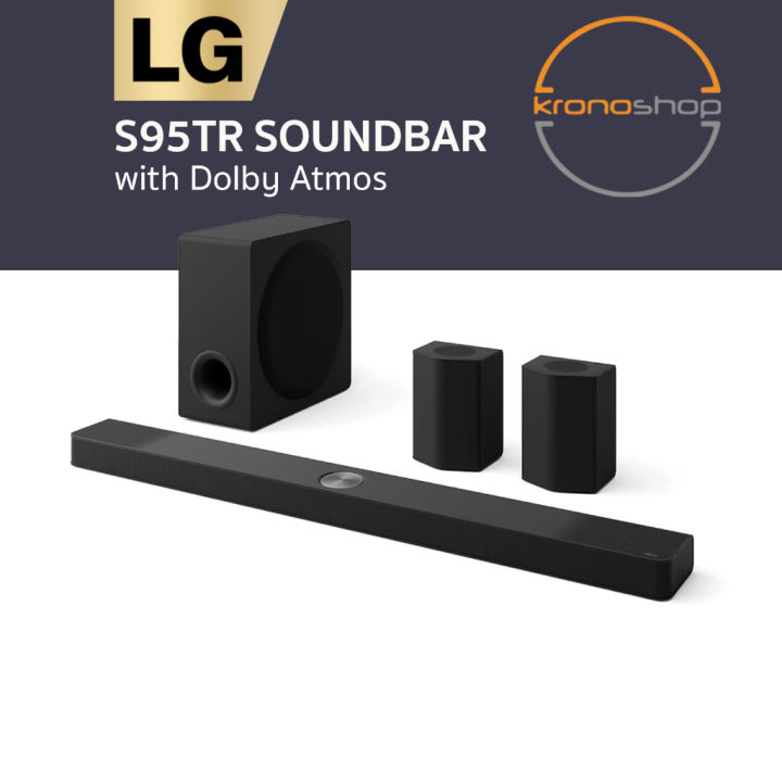 LG S95TR | Barre de son - 9.1.5 Canaux - Dolby Atmos - 810W - Noir