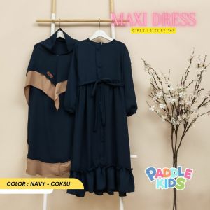 PADDLEKIDS MAXY GAMIS CRINCKLE SET JILBAB REMAJA CEWEK 8-16 TH BAJU MUSLIM LEBARAN SIMPLE ABG DZ-132