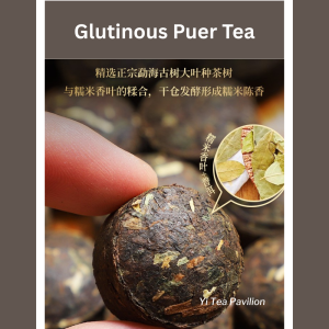 GLUTINOUS PUER TEA | Pu erh Chinese Tea | Individual wrap | 糯米香普洱茶 | Flavored Puer Tea | 16s