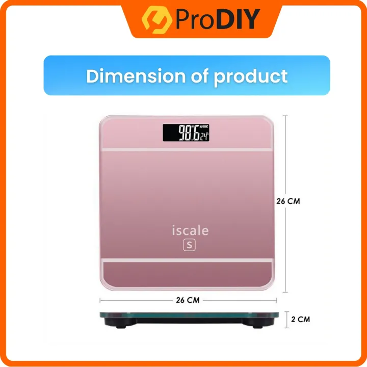 PRODIY%20READY%20STOCK%20Scale%20Weight%20Body%20Accurate%20LCD%20Display%20Weighing%20Scale%20Digital%20Penimbang%20Berat%20Badan%20iScale%20%E4%BD%93%E9%87%8D%E7%A7%A4%202017B%20-%20Image%207