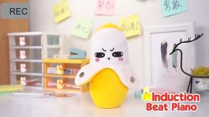 Fruit Induction Beat Toy Creative Music Dolls Rhythm Sensing Plush Fruit Ornament Electric Music Doll Parent-child Interactive Educational Toy Childrens Puzzle Sensory Toy