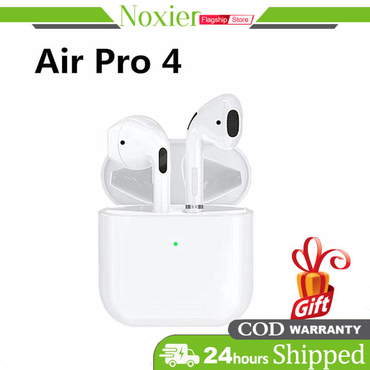 【Free Gift】Pro4 TWS Wireless Earphones Bluetooth Headphone Earbuds with ...