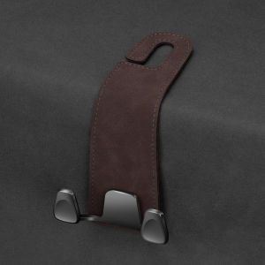 Kebigumei ghế xe hơi móc tựa đầu phổ ẩn móc xe da lộn kim loại móc treo nội thất móc treo lưng ghế phụ kiện móc