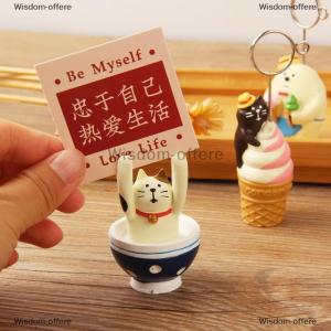 [COD] Wisdom-offere Summer Ice Cream Series Message Holder Office Desk Note Holder Cute Cartoon Photo Clip DIY Note Photo Stand Home Decoration