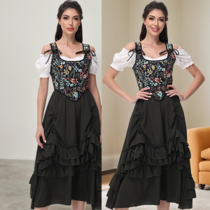 Vintage renaissances Corset gen cho phần thân trên cho phụ nữ dây đai điều chỉnh hoa Bustier dây buộc cao trở lại nâng overbust Bộ Đồ định hình