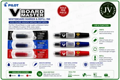 Pilot V Board Master Refillable Whiteboard Marker Bullet Tip 1pc