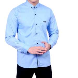 KEMEJA PRIA MENS POLOSAN LENGAN PANJANG COOLMAN PAKAIAN PRIA CASUAL
