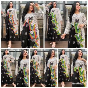 Daster Busui Model Terbaru & Long Dress Lengan Panjang Bahan Rayon Dengan Kancing Depan