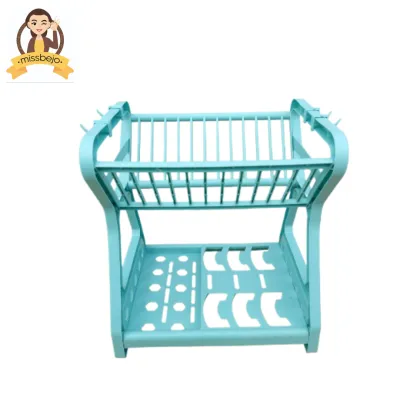 TRILIN Rak Piring Plastik 2 Susun Mini / Serbaguna