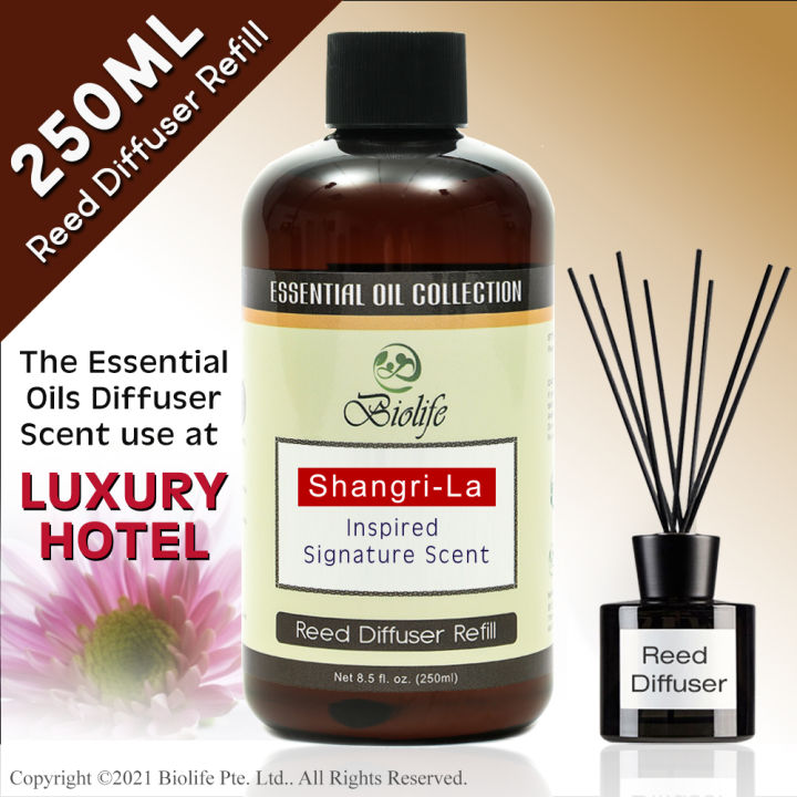 Biolife ShangriLa Hotel Inspired Aroma Reed Diffuser Refill, Essential