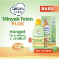 CUSSONS BABY MINYAK TELON PLUS & NATURAL| NETTO 60 ML MINYAK TELON. 