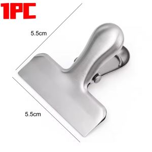 20Pcs Stainless Steel Bag Sealing Clips / Pictures Holder / School Office Storage Clamps / Household Organizer Gadgets / Heavy Duty Metal Clips