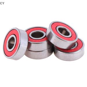GY🌠🌠🌠 5Pcs Red ABEC-7 608RS Skateboard Roller Sealed Ball Bearings 8x22x7mm