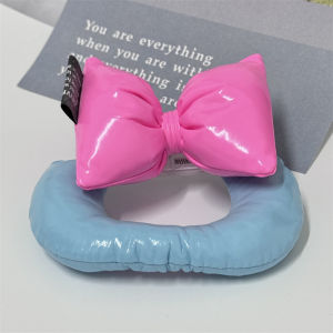 Zeallion dễ thương Hàn Quốc Áo khoác lông vũ Bowknot dây đeo điện thoại dây thừng cho Iphone điện thoại Bìa phụ nữ cổ tay treo chuỗi dây có thể thu vào kẹp sau Vòng Tay Hạt Charm