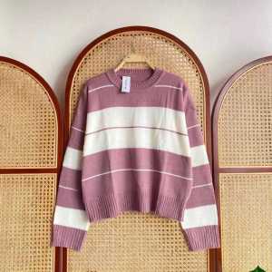 Meira Sweater Rajut Wanita Blouse Knite [BISA COD]