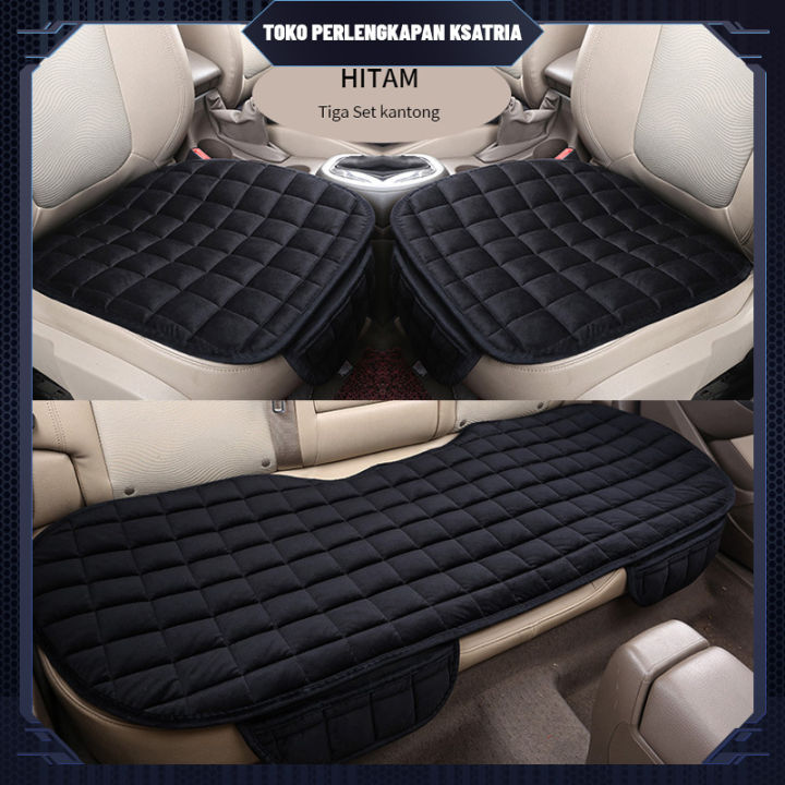 Bantalan kursi mobil tiga potong set bantalan kursi mobil depan dan