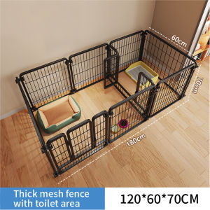 6/9 Panel Metal Steel Playpen Pet Fence Dog Cage Cat Rabbit Crate Kennel House 寵物圍欄 Isolation Fence Kennel House