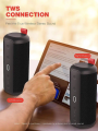Havit HV E30 Portable Wireless Speaker Waterproof and Shockproof Speaker Portable Speaker Sport Bass Sound True Wireless Stereo Amplified Audio Full Range Bluetooth Speaker use for Travel Small Party Indoor and Outdoor Speaker Portable speaker  VMI Direct. 