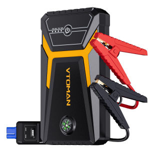VTOMAN V3 Car Jump Stater For Car Battery 12V Powerbank Car Jumper Starting Booster Rechargeable Emergency Power Bank with LED and Compass battery charger 4 in 1 car jump starter
