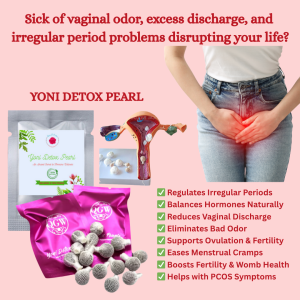 Delayed Period Again? Try This Pamparegla Detox Pearl Trusted by Women to Faster Menstrual Flow Natural PCOS Treatment Supplement Hormonal Imbalance Support Period Pain Cramps Reliever Regulates Cycle & Boosts Fertility Health