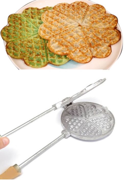 Khuôn Làm Bánh Kẹp Tàn Ong Bánh Nướng Waffle Thơm Ngon Huỳnh Anh/ Chất ...