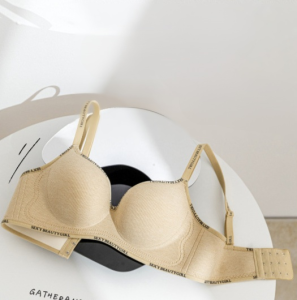 【Small Breasts Look Bigger】Seamless Push-Up Bra Wrap Chest Letter Printing Shoulder Straps