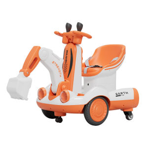 MEKANSM Balance Car Excavator Mainan Scooter Mainan Mobil Anak Ride On Aki  Mobil Listrik Anak