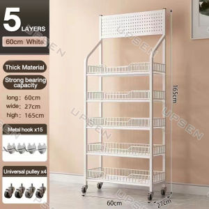 UPSEN Supermarket Shelves Multi Layer Display Stand Kitchen Organizer Grocery Rack For Store Display Rack