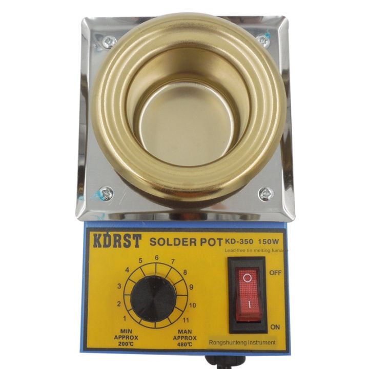 Temperature Controlled Solder Pot Soldering Desoldering Bath Tin