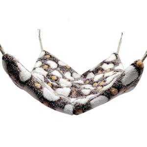 Comfortable Small Pet Cage Hammock Glider Swinging Bed Hanging Rat House Cage Hamster Warm Bed Mat for Playing Sleeping